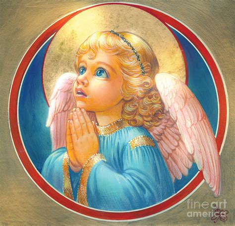 Little Angel Digital Art by MGL Meiklejohn Graphics Licensing - Fine ...