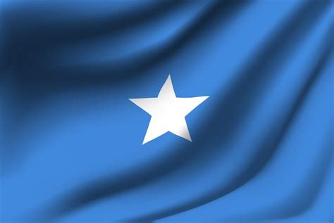 Premium Vector | Waving somalia flag abstract background