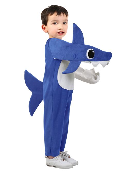 Deluxe Child Costume: Daddy Shark (Blue)