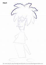 Step By How To Draw Sideshow Bob Terwilliger From The Simpsons  sketch template