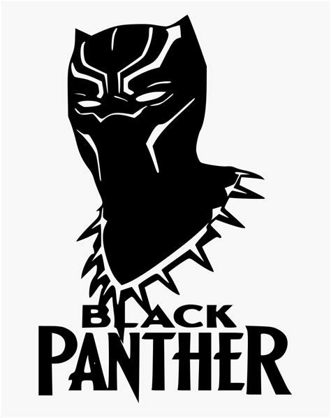 Marvel Black Panther Mask Decal In - Black Panther Logo Drawing , Free ...