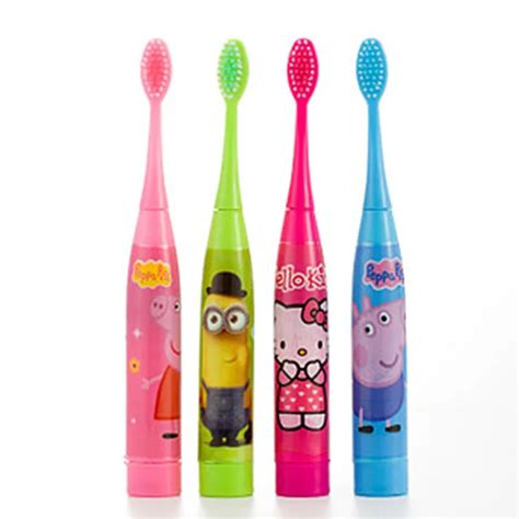 Children Electric Kids Toothbrush Ultra Soft Ultrasonic Toothbrush ...