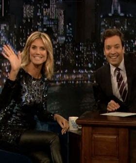 Heidi Klum On Late Night - Heidi Klum On Jimmy Fallon