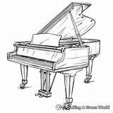 Piano Coloring Pages  Free & Printable sketch template