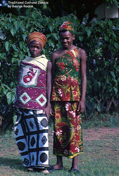 Zambia - Traditional Costume | Native outfits, Traditional outfits, Traditional dresses