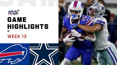 Bills vs. Cowboys Week 13 Highlights | NFL 2019 - YouTube