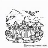 God Created The World Coloring Pages  Free & Printable sketch template