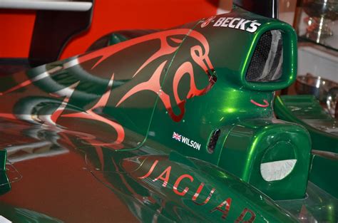 Jaguar logo on the engine cover of the Jaguar R4 F1 car | Flickr