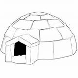 Igloo 18 Coloring Page For Kids  Free Printable Pages sketch template