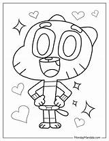 20 Amazing World Of Gumball Coloring Pages Printables sketch template