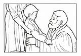 Preacher Coloring Page Pages sketch template