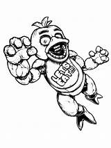 Chica From Five Nights At Freddys coloring Page  Download Print Or sketch template