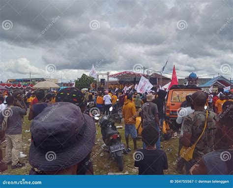 Hanura Party Campaign, Timika District, Papua Province, Indonesia ...