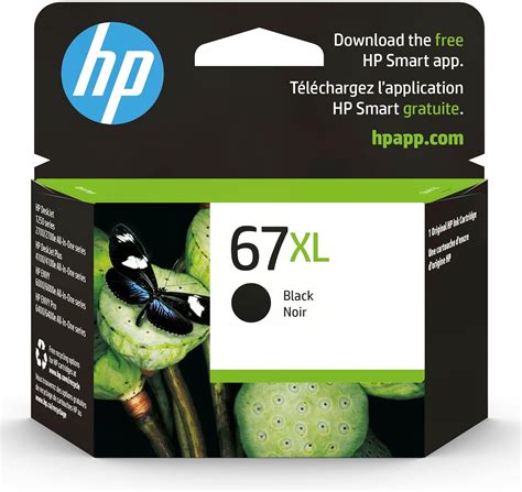 Original HP 67XL Black High-Yield Ink Cartridge | Works with HP DeskJet ...