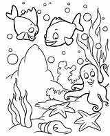 Coloring Pages Printable Ocean sketch template