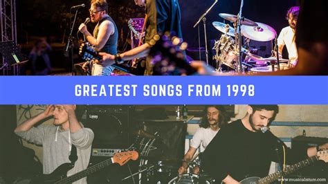 20 of the Greatest Songs From 1998 - Musical Mum