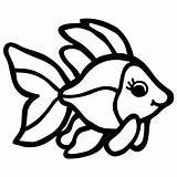 Fish Coloring Page sketch template