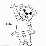 Bananas In Pajamas Coloring Pages B1 B2 And The Bears  XColoringscom sketch template
