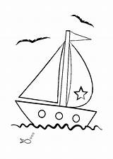 Free Sailboat Coloring Pages For Kids sketch template
