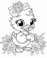Ducklings Coloring Pages sketch template