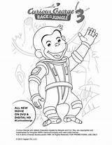 Curious George Coloring Page  Pages sketch template