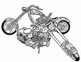 Coloring Pages Motorcycle Free And Printable sketch template