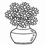 Premium Vector  Flower Vase Isolated Coloring Page For Kids sketch template