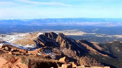 Panoramic View: On top of Pikes Peak 1080p HD - YouTube