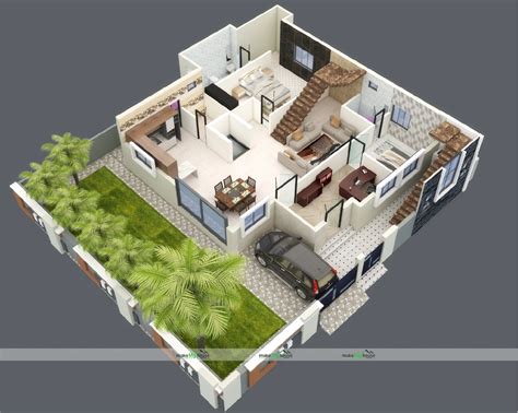 6 Stunning 2 Bedroom House Plan | Make My House