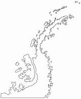 Outline Map Of Antarctic Peninsula coloring Page  Free Printable sketch template
