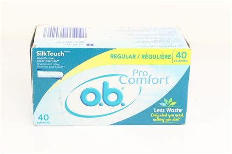 8 PACK OB Pro Comfort Applicator Free Tampons Regular 40 Ct U3A 78300070207 | eBay