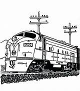 Bnsf Diesel Train Coloring Pages sketch template