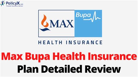 Max Bupa Health Insurance Plan Detailed Review | PolicyX - YouTube