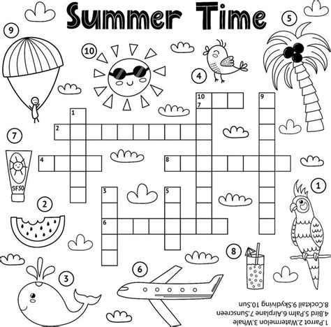 Free Printable Crossword Puzzles, Free Puzzles, Puzzles For Kids ...