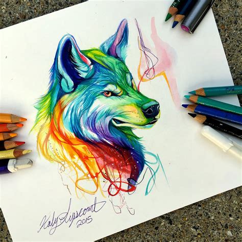 Watercolor Pencil Animals By Katy Lipscomb (Interview)