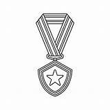 Coloring Page With Medal For Kids 11083460 Vector Art At Vecteezy sketch template