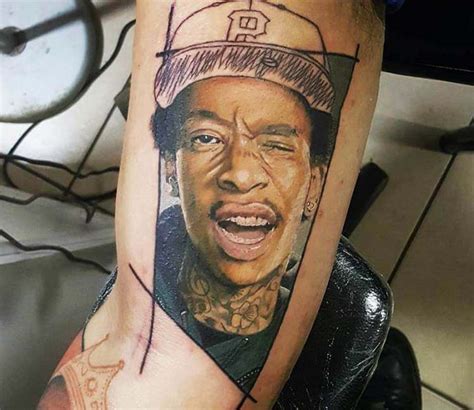 Wiz Khalifa tattoo by Renata Jardim Tattoo | Post 18530