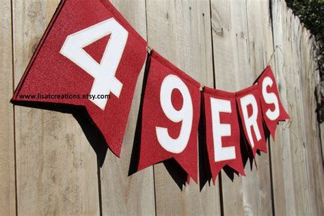 San Francisco 49ers Banner // Super Bowl XLVII. $25.00, via Etsy ...