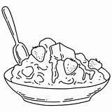 Oatmeal Coloring Pages sketch template