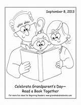 Free Coloring Pages For Grandparents Day sketch template