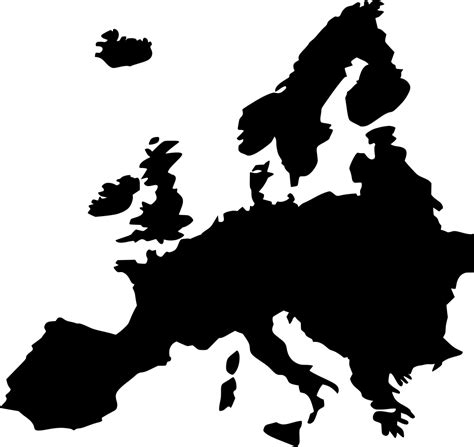 SVG > countries map europe - Free SVG Image & Icon. | SVG Silh