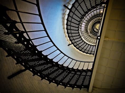 Lighthouse Stairs From Below