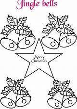 Jingle bells coloring Printable Page For Kids sketch template