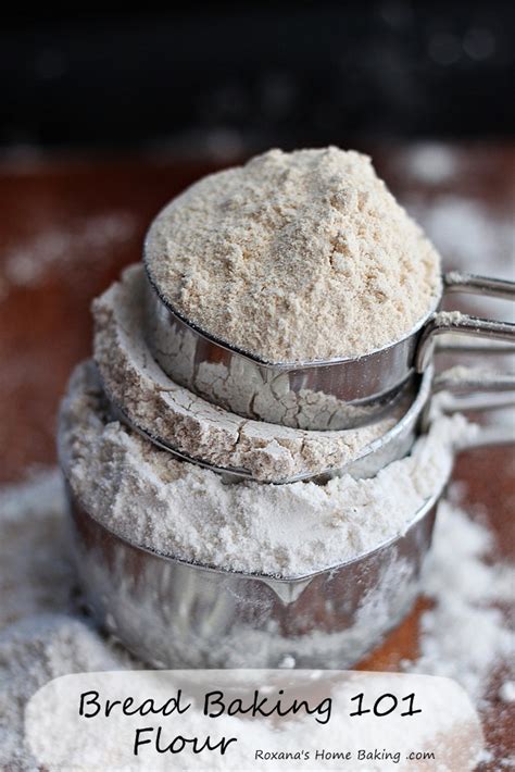 Bread Baking 101 - Types of flour and how to accurately measure flour - a trEATs affair