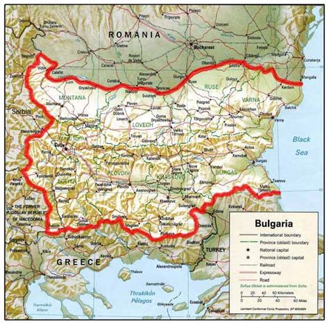 Bulgaria Maps | Printable Maps of Bulgaria for Download
