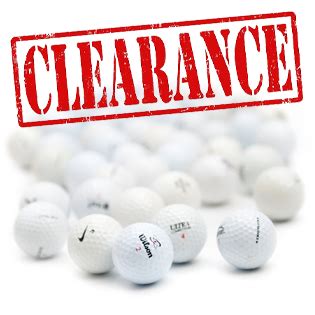 Clearance Golf Balls - Half Price Golf Balls