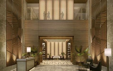 Hotel Lobby designed by BBG-BBGM. Principles of Interior Design Balance | Interior design ...