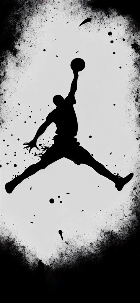 Air Jordan Logo Black and White Wallpapers - Jordan Wallpaper 🏀