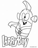 Larry Boy Coloring Pages sketch template