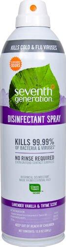 Seventh Generation Disinfectant Spray Lavender Vanilla and Thyme -- 13. ...